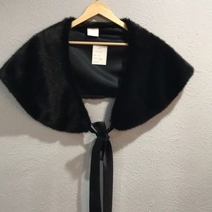 Faux fur stole
